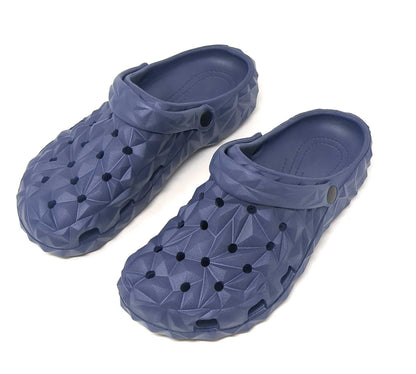 JEFFRICO Mens Slip-On Clogs with Heel Strap – Lightweight EVA Comfort Shoes for Garden, Beach And Everyday Wear