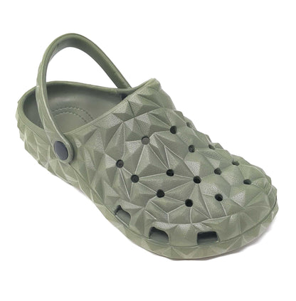 JEFFRICO Mens Slip-On Clogs with Heel Strap – Lightweight EVA Comfort Shoes for Garden, Beach And Everyday Wear