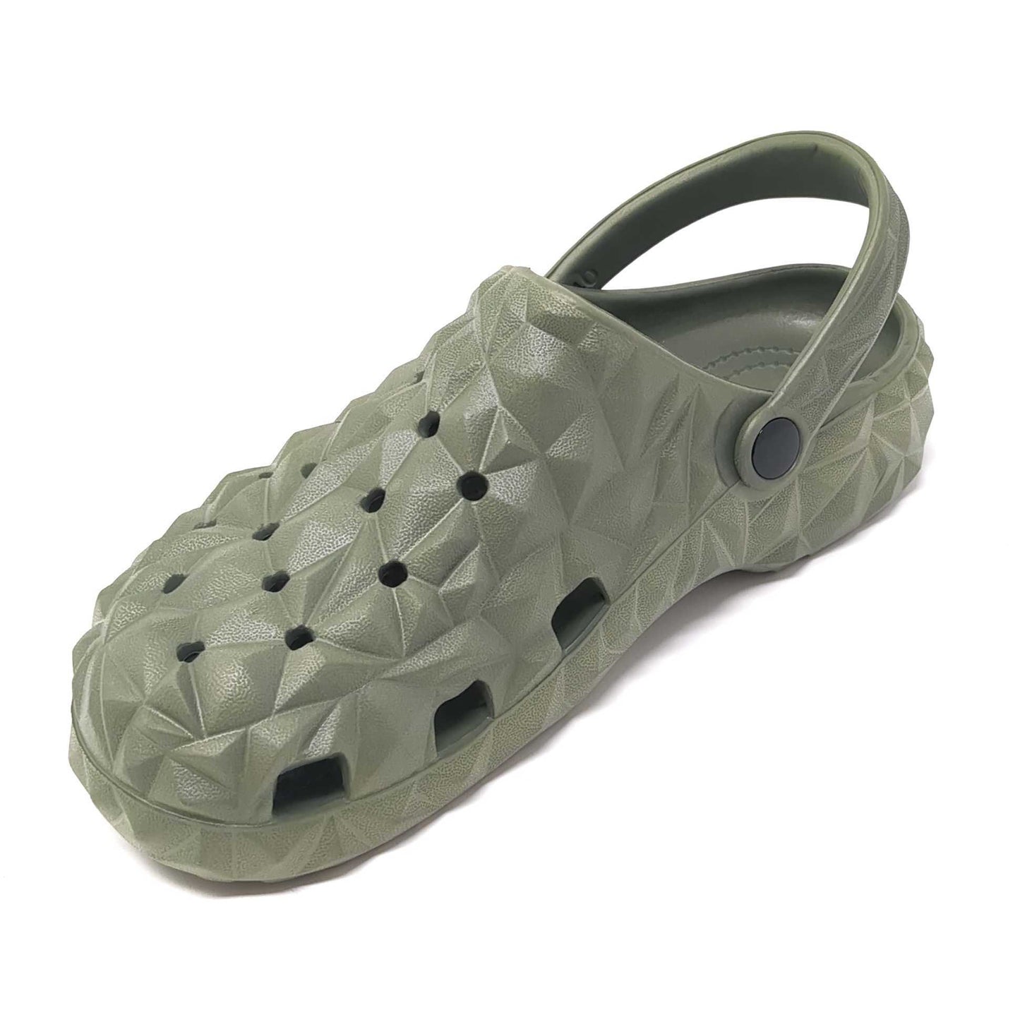 JEFFRICO Mens Slip-On Clogs with Heel Strap – Lightweight EVA Comfort Shoes for Garden, Beach And Everyday Wear