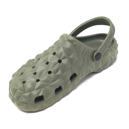 JEFFRICO Mens Slip-On Clogs with Heel Strap – Lightweight EVA Comfort Shoes for Garden, Beach And Everyday Wear