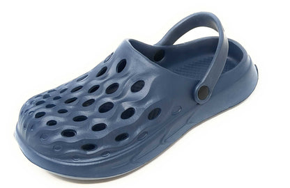 JEFFRICO Mens Slip-On Clogs with Heel Strap – Lightweight EVA Comfort Shoes for Garden, Beach And Everyday Wear