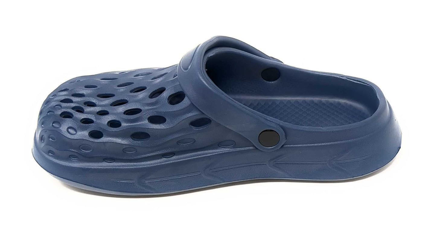 JEFFRICO Mens Slip-On Clogs with Heel Strap – Lightweight EVA Comfort Shoes for Garden, Beach And Everyday Wear