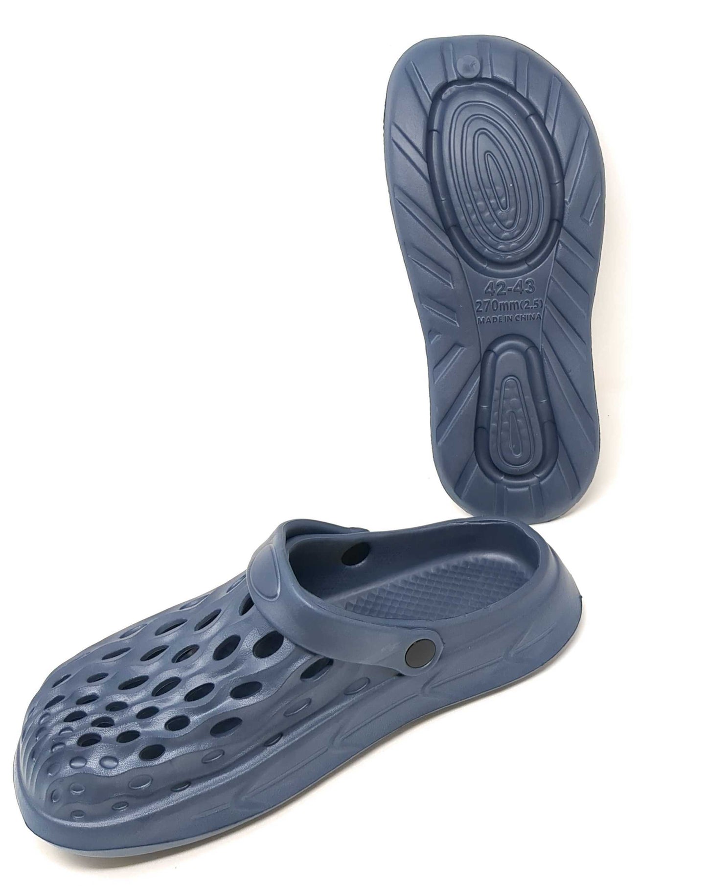JEFFRICO Mens Slip-On Clogs with Heel Strap – Lightweight EVA Comfort Shoes for Garden, Beach And Everyday Wear
