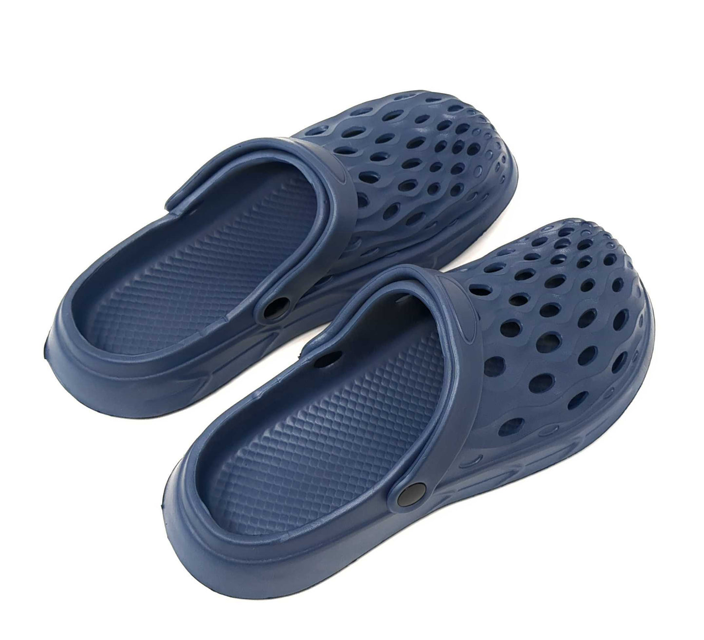 JEFFRICO Mens Slip-On Clogs with Heel Strap – Lightweight EVA Comfort Shoes for Garden, Beach And Everyday Wear