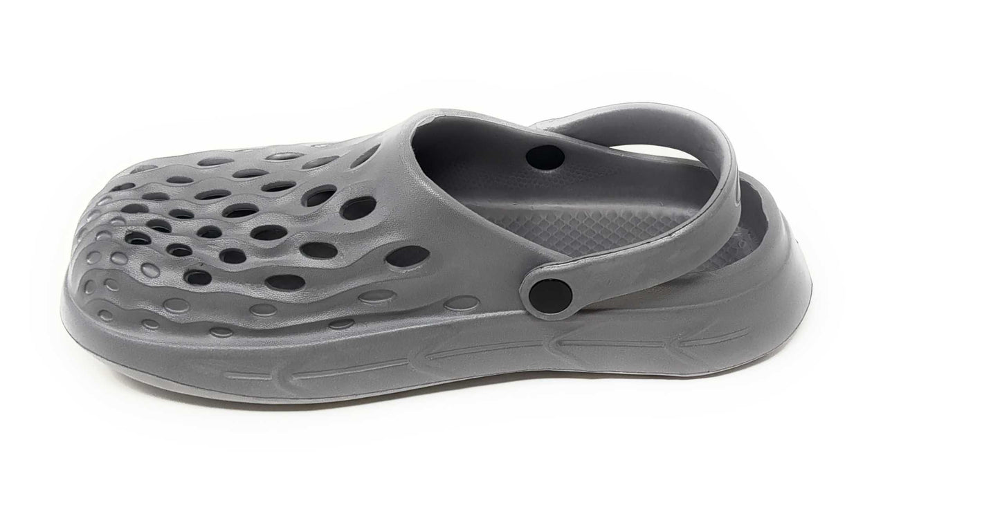 JEFFRICO Mens Slip-On Clogs with Heel Strap – Lightweight EVA Comfort Shoes for Garden, Beach And Everyday Wear