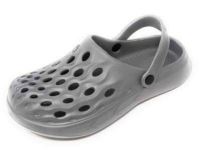 JEFFRICO Mens Slip-On Clogs with Heel Strap – Lightweight EVA Comfort Shoes for Garden, Beach And Everyday Wear