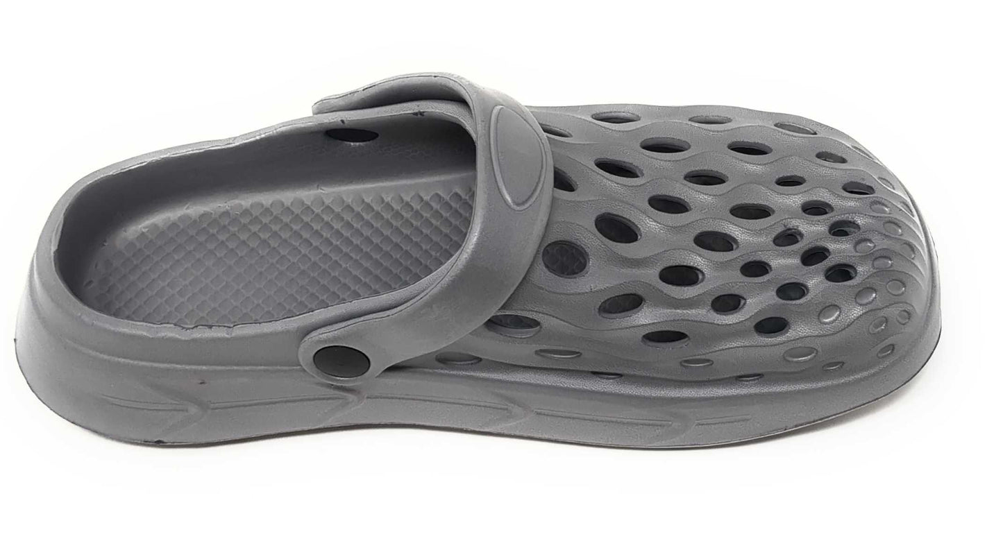 JEFFRICO Mens Slip-On Clogs with Heel Strap – Lightweight EVA Comfort Shoes for Garden, Beach And Everyday Wear