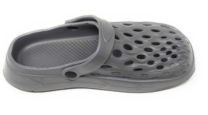 JEFFRICO Mens Slip-On Clogs with Heel Strap – Lightweight EVA Comfort Shoes for Garden, Beach And Everyday Wear