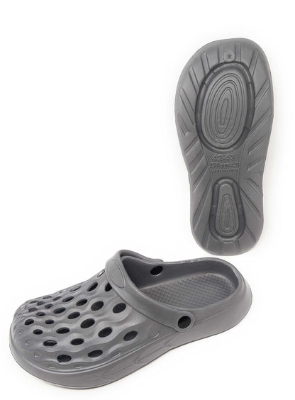 JEFFRICO Mens Slip-On Clogs with Heel Strap – Lightweight EVA Comfort Shoes for Garden, Beach And Everyday Wear
