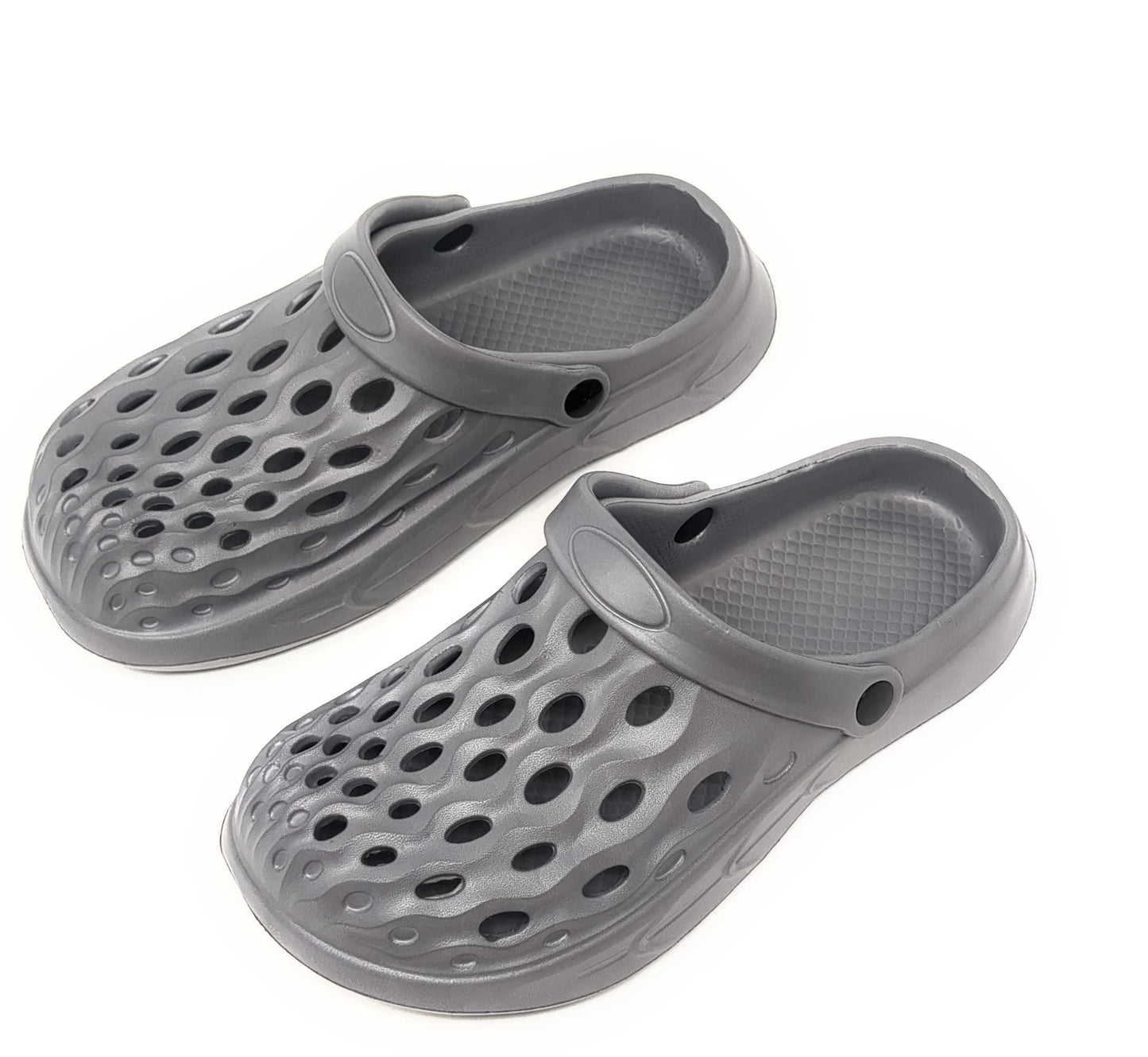 JEFFRICO Mens Slip-On Clogs with Heel Strap – Lightweight EVA Comfort Shoes for Garden, Beach And Everyday Wear