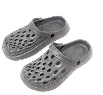 JEFFRICO Mens Slip-On Clogs with Heel Strap – Lightweight EVA Comfort Shoes for Garden, Beach And Everyday Wear
