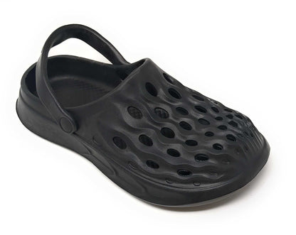 JEFFRICO Mens Slip-On Clogs with Heel Strap – Lightweight EVA Comfort Shoes for Garden, Beach And Everyday Wear