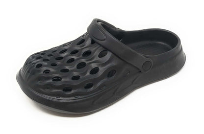 JEFFRICO Mens Slip-On Clogs with Heel Strap – Lightweight EVA Comfort Shoes for Garden, Beach And Everyday Wear