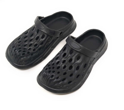 JEFFRICO Mens Slip-On Clogs with Heel Strap – Lightweight EVA Comfort Shoes for Garden, Beach And Everyday Wear