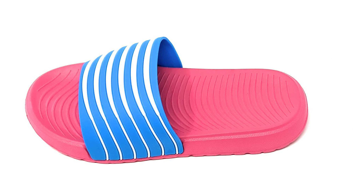 JEFFRICO Womens Shower Slide Sandals Slip On Open Toe Lightweight Comfort Slides Non Slip Quick Dry Sandals