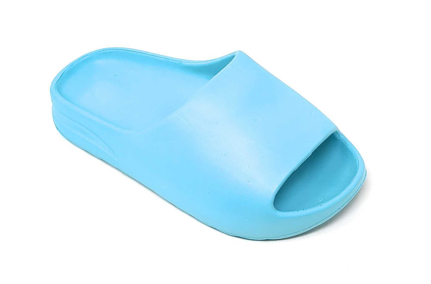 JEFFRICO Girls Cloud Slides Soft Cushioned Slide Sandals Lightweight Open Toe Slip On Sandals