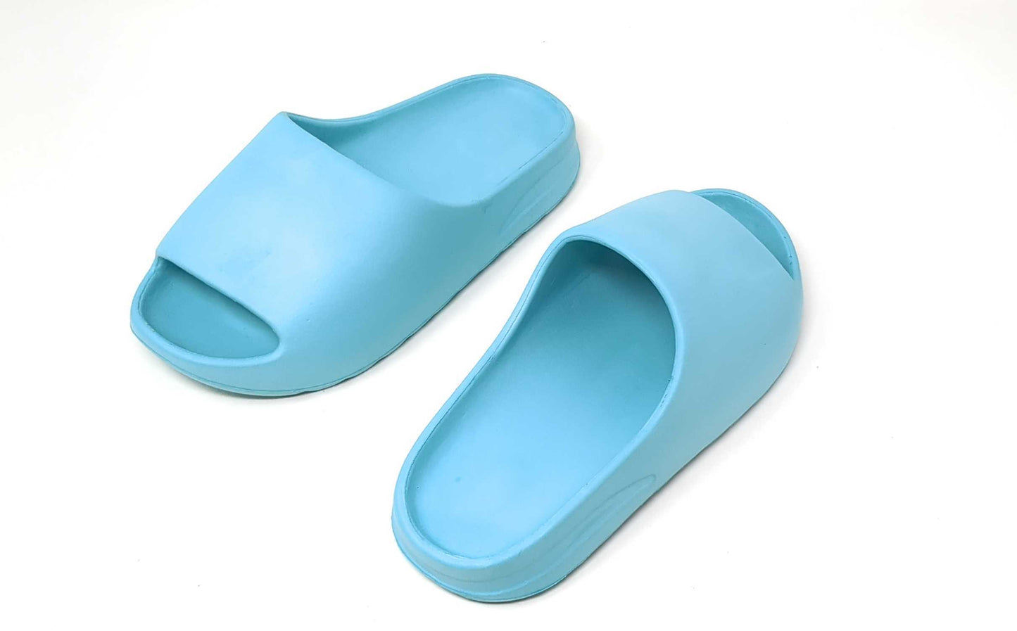JEFFRICO Girls Cloud Slides Soft Cushioned Slide Sandals Lightweight Open Toe Slip On Sandals