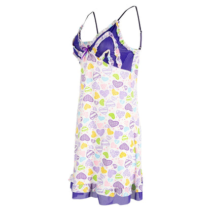 JEFFRICO Womens Sleeveless Nightgowns Sleepwear Soft Pajama Dress Nightshirts