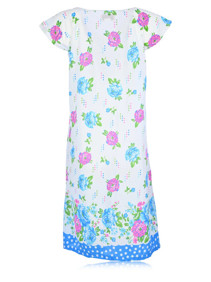 JEFFRICO Womens Nightgowns Sleepwear Soft Pajama Dress Nightshirts