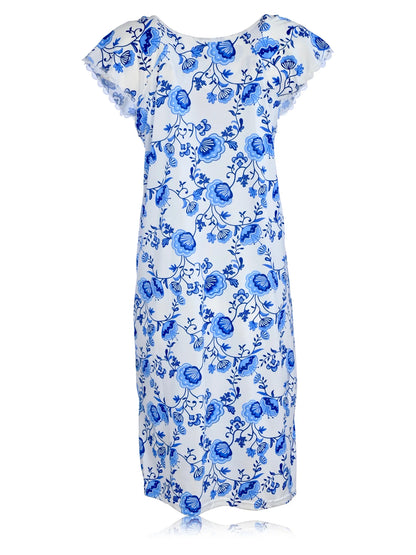 JEFFRICO Womens Nightgowns Sleepwear Soft Pajama Dress Nightshirts