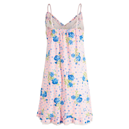 JEFFRICO Womens Sleeveless Nightgowns Sleepwear Soft Pajama Dress Nightshirts
