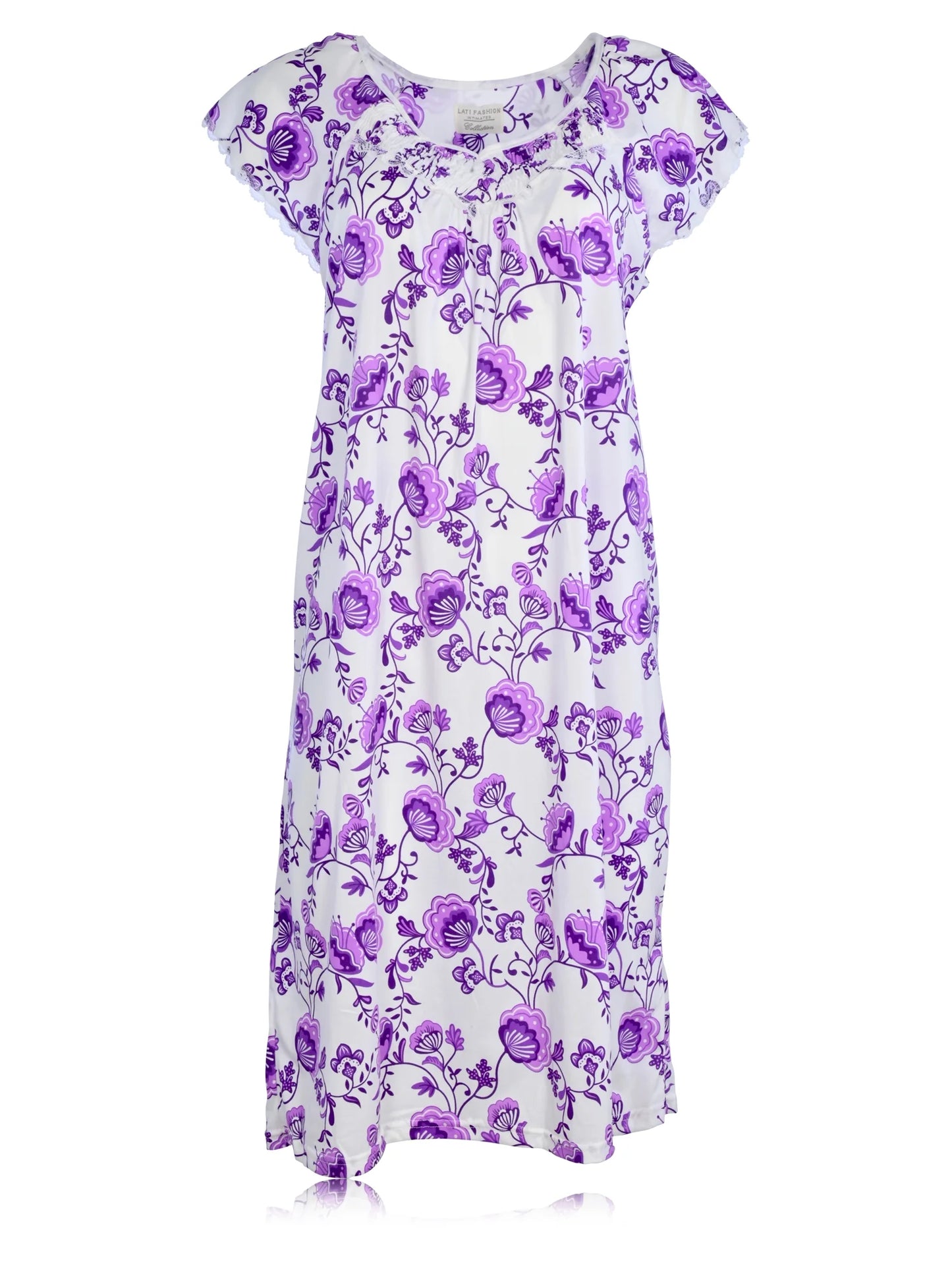 JEFFRICO Womens Nightgowns Sleepwear Soft Pajama Dress Nightshirts