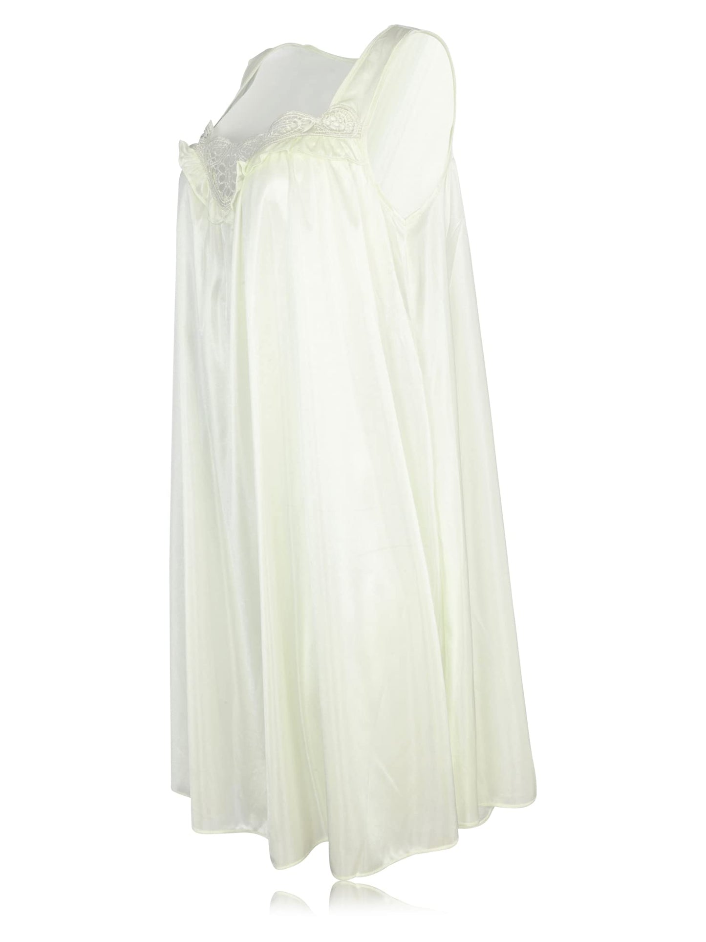JEFFRICO Womens Sleeveless Nightgowns Sleepwear Soft Pajama Dress Nightshirts
