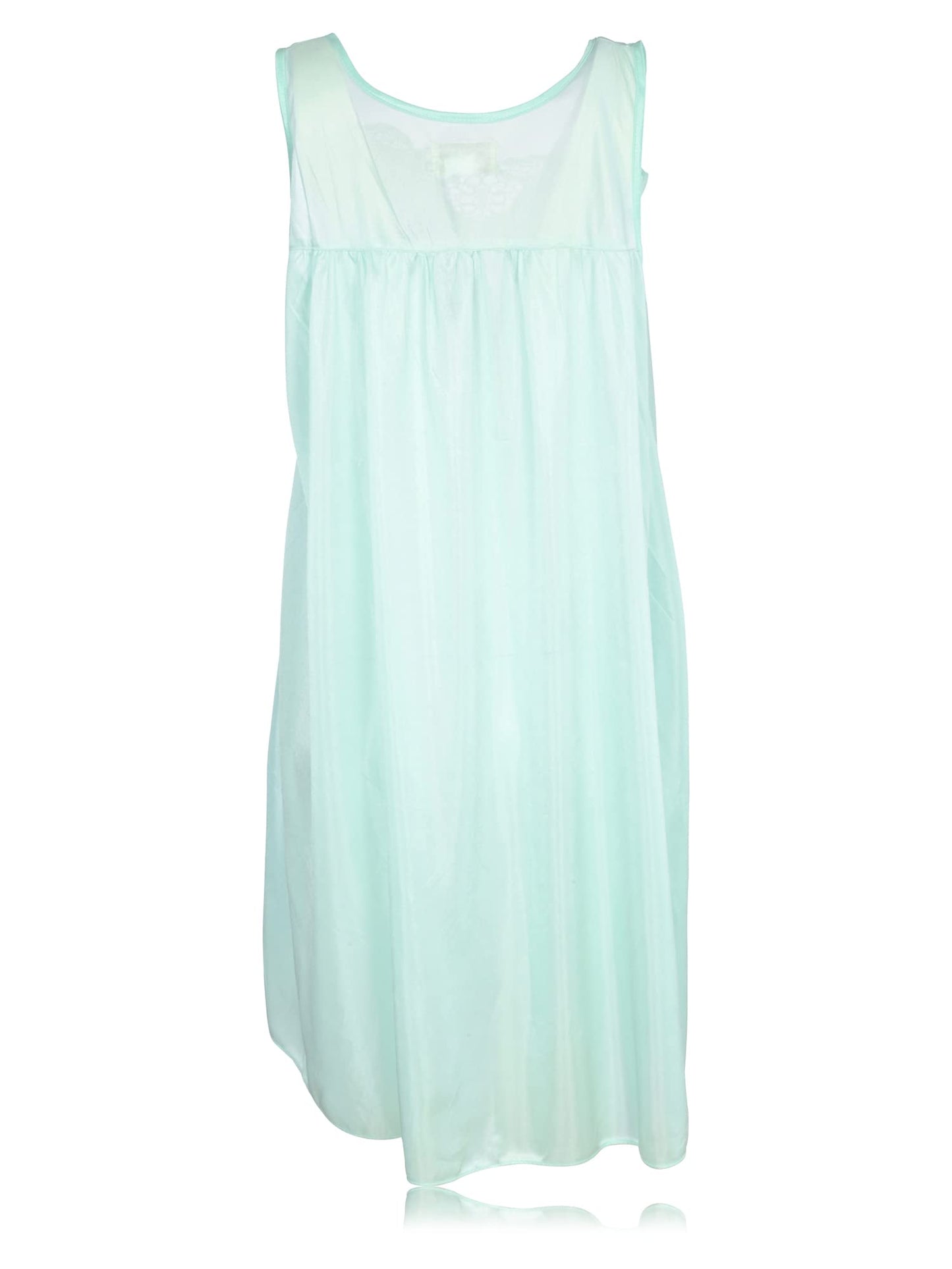JEFFRICO Womens Sleeveless Nightgowns Sleepwear Soft Pajama Dress Nightshirts
