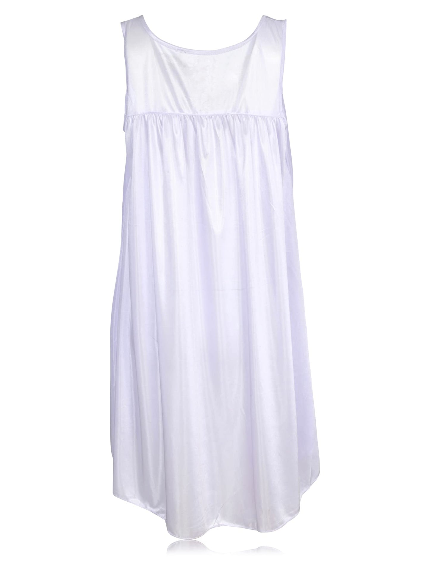 JEFFRICO Womens Sleeveless Nightgowns Sleepwear Soft Pajama Dress Nightshirts