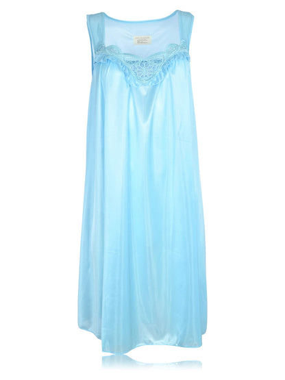 JEFFRICO Womens Sleeveless Nightgowns Sleepwear Soft Pajama Dress Nightshirts