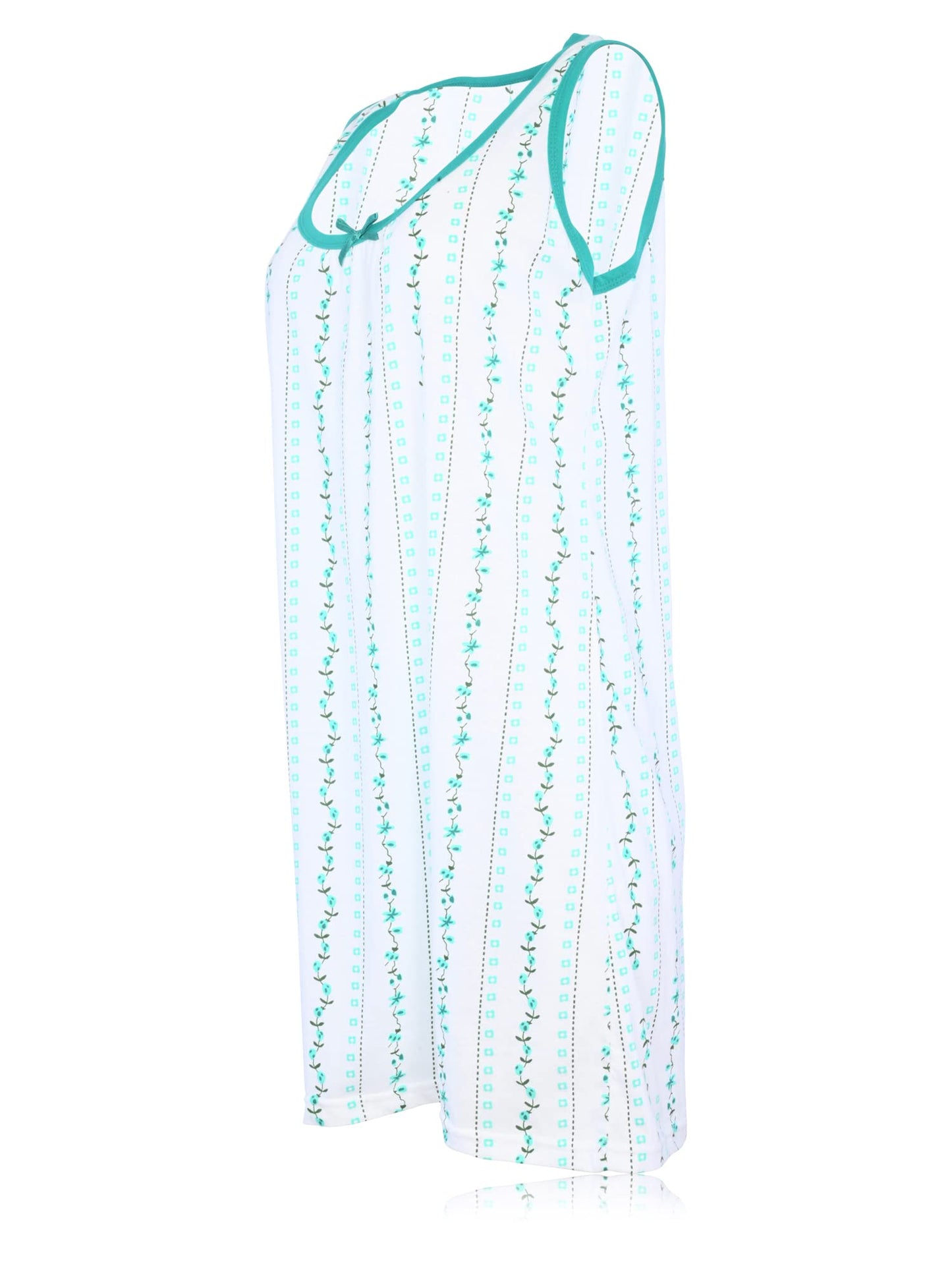 JEFFRICO Womens Sleeveless Nightgowns Sleepwear Soft Pajama Dress Nightshirts