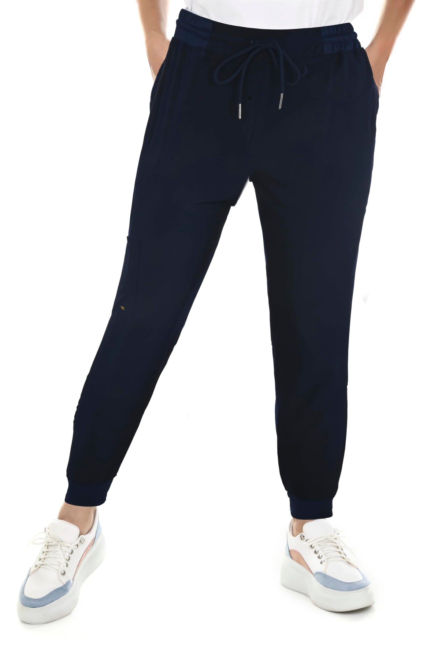 JEFFRICO Scrubs for Women Jogger Pants Lightweight Slim Fit 4 Way Stretch Soft Scrub Pants