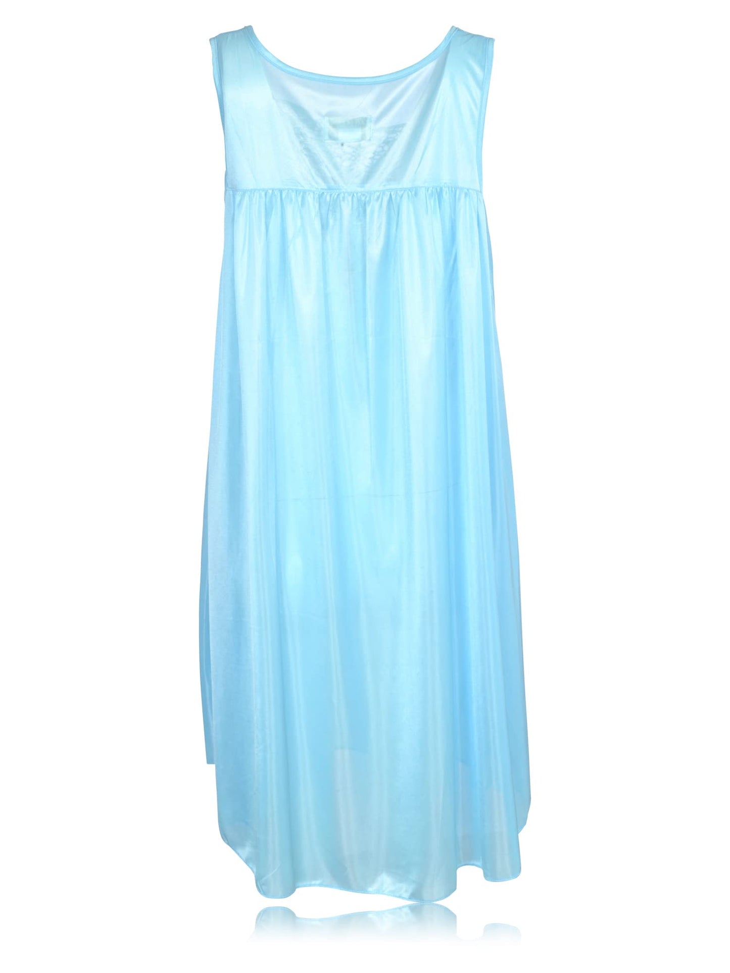 JEFFRICO Womens Sleeveless Nightgowns Sleepwear Soft Pajama Dress Nightshirts