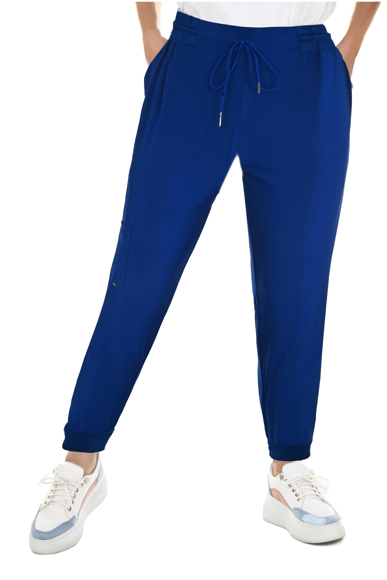 JEFFRICO Scrubs for Women Jogger Pants Lightweight Slim Fit 4 Way Stretch Soft Scrub Pants