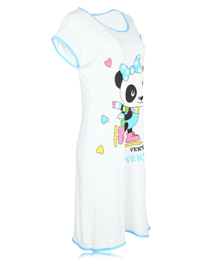 JEFFRICO Womens Nightgowns Sleepwear Soft Pajama Dress Nightshirts