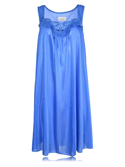 JEFFRICO Womens Sleeveless Nightgowns Sleepwear Soft Pajama Dress Nightshirts