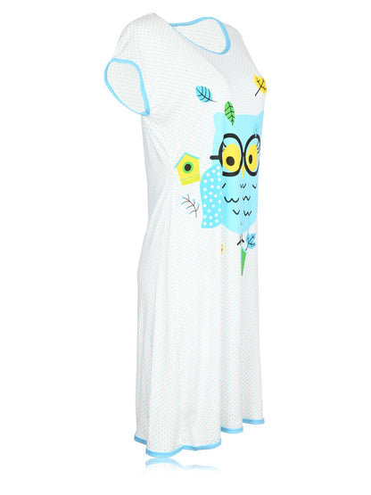 JEFFRICO Womens Nightgowns Sleepwear Soft Pajama Dress Nightshirts