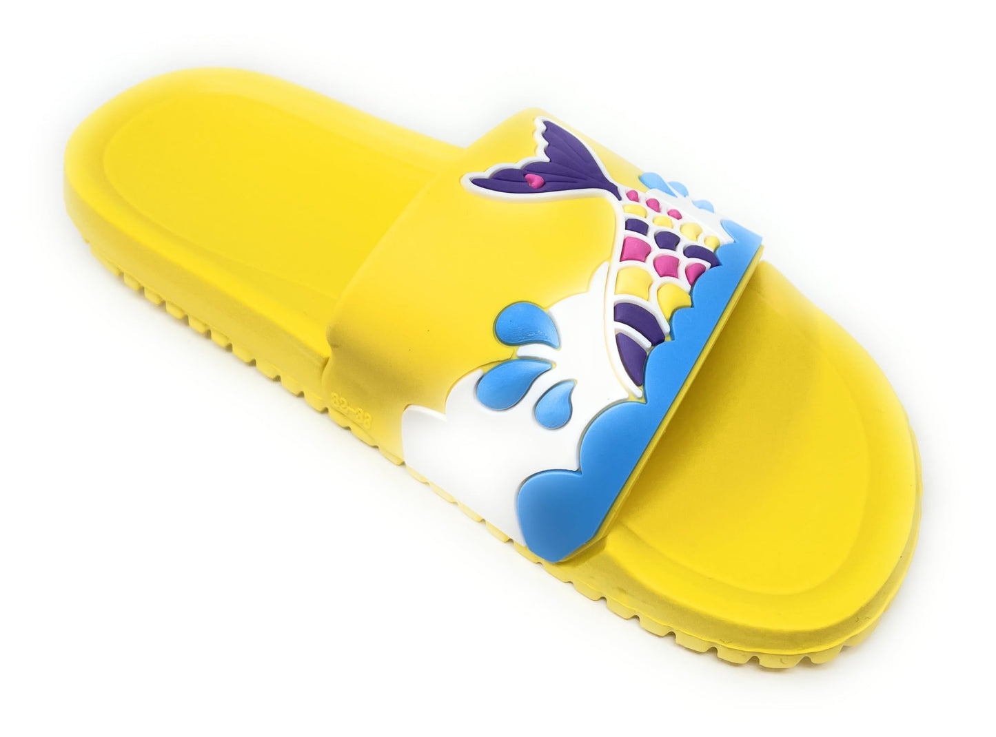 JEFFRICO Girls Comfort Sandals Kids Slip On Lightweight EVA Water Shower Pool Beach Sandals Slides