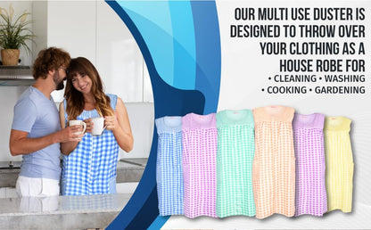 JEFFRICO House Dresses for Women with Pockets - Lightweight Breathable Sleeveless Muumuu & Nightgowns - Zipper Front Housecoat and Dusters for Women