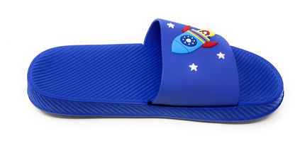 JEFFRICO Boys Comfort Sandals Kids Slip On Lightweight EVA Water Shower Pool Beach Sandals Slides