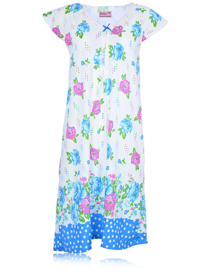 JEFFRICO Womens Nightgowns Sleepwear Soft Pajama Dress Nightshirts