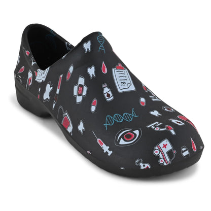 JEFFRICO Womens Clogs Breathable Lightweight Slip On Clogs Comfort Garden Shoes