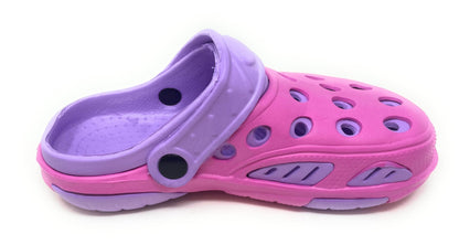 JEFFRICO Breathable Clogs for Kids Girls Garden Shoes Swim Beach Comfort Clog
