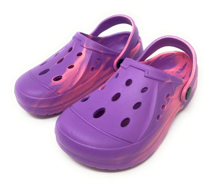 JEFFRICO Breathable Clogs for Kids Girls Garden Shoes Swim Beach Comfort Clog