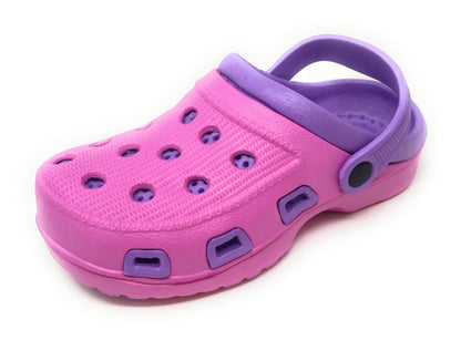 JEFFRICO Breathable Clogs for Kids Girls Garden Shoes Swim Beach Comfort Clog