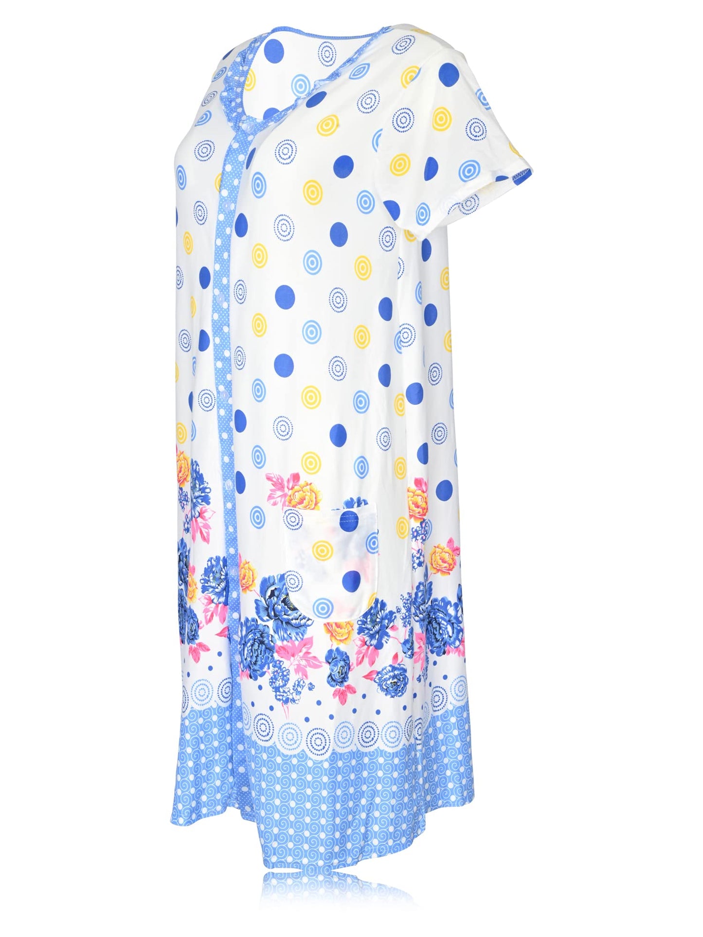 JEFFRICO Womens Nightgowns Sleepwear Soft Pajama Dress Nightshirts