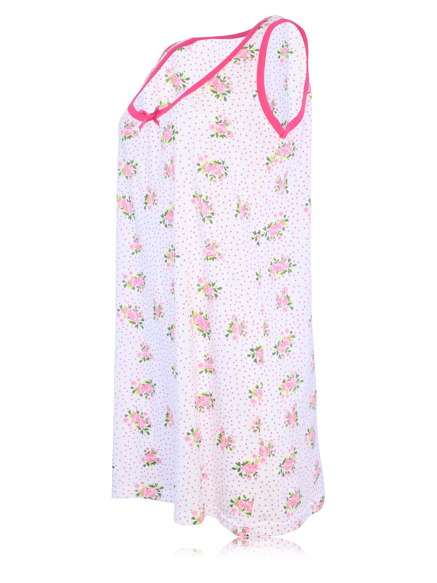 JEFFRICO Womens Sleeveless Nightgowns Sleepwear Soft Pajama Dress Nightshirts