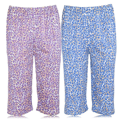 JEFFRICO Pajamas For Women 2 Pack Capri Set Sleepwear Soft Pajamas Short Sleeve Pajamas Sleepshirt With Capri Pants