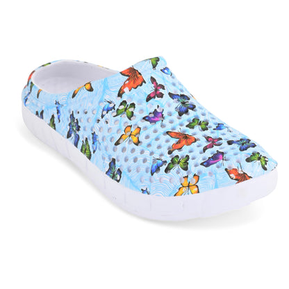 JEFFRICO Womens Clogs Breathable Lightweight Slip On Clogs Comfort Garden Shoes