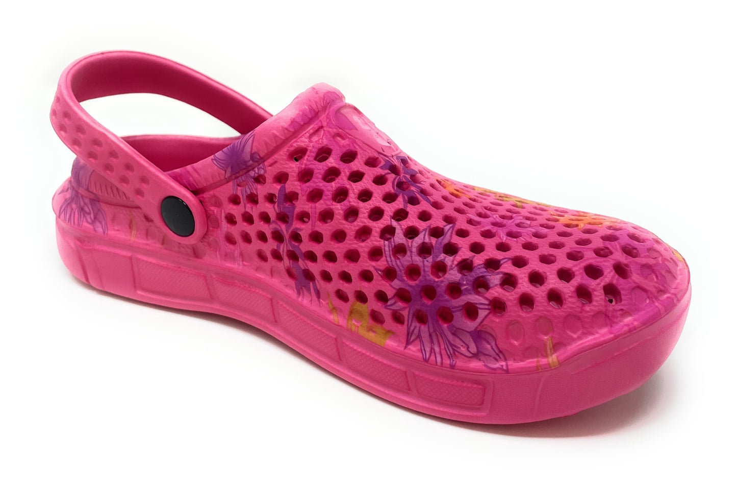 JEFFRICO Womens Clogs Breathable Lightweight Slip On Clogs Comfort Garden Shoes Flower